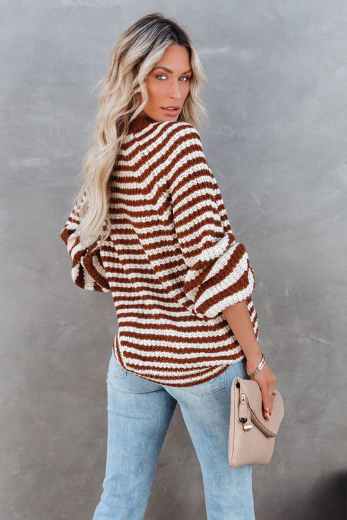 Afternoon Daydream Striped Knit Cardigan