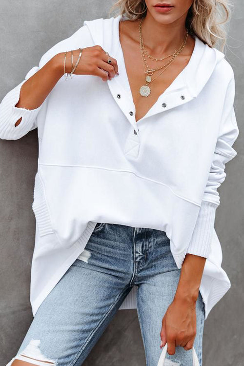 Get Going Cotton Pocket Hoodie Top - 8 Colors