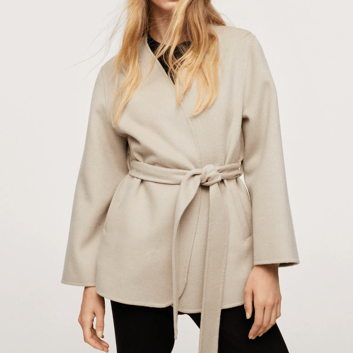 Modern Walk Wool Belted Coat