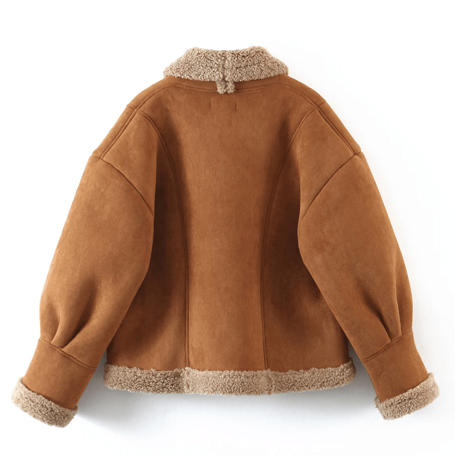 Golden Bean Lambswool Suede Jacket