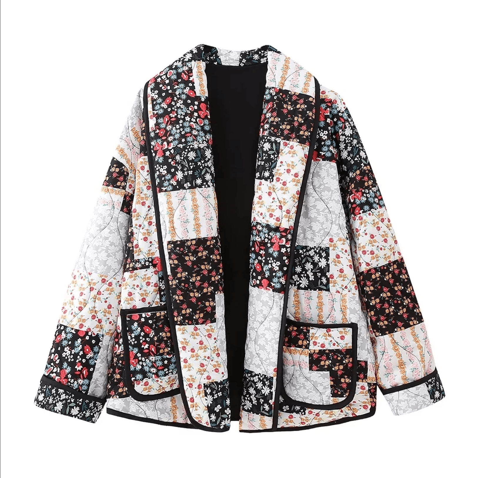 Candy Cloud Printed Patchwork Jacket