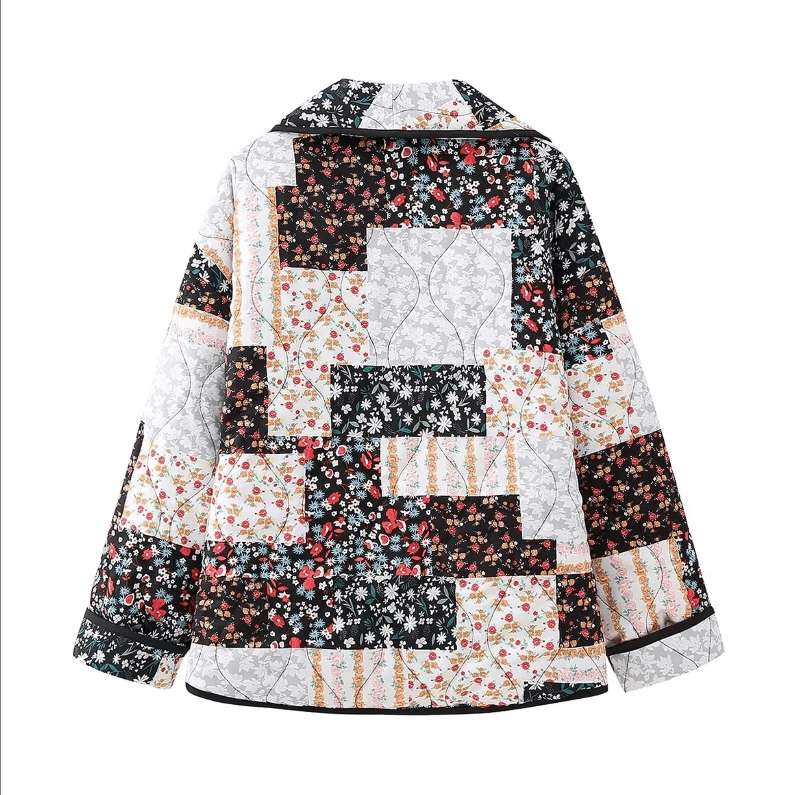 Candy Cloud Printed Patchwork Jacket