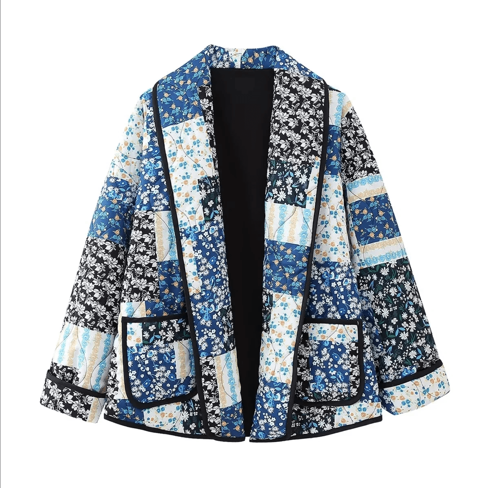 Candy Cloud Printed Patchwork Jacket