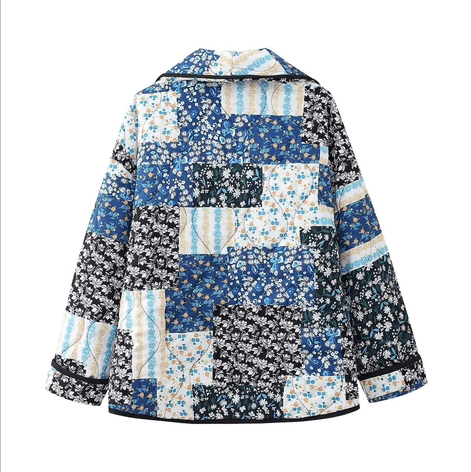 Candy Cloud Printed Patchwork Jacket