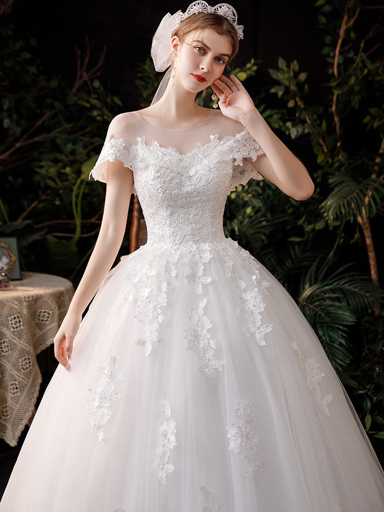 Temperament Trailing Forest Super Fairy Dream Wedding Dress