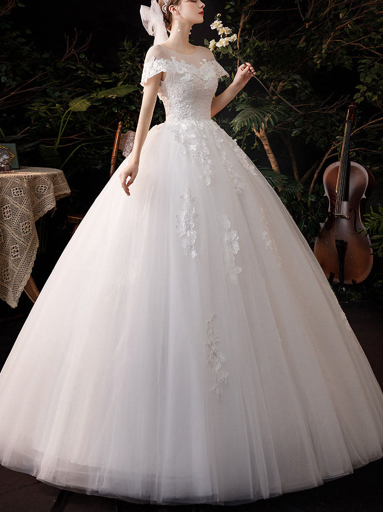 Temperament Trailing Forest Super Fairy Dream Wedding Dress