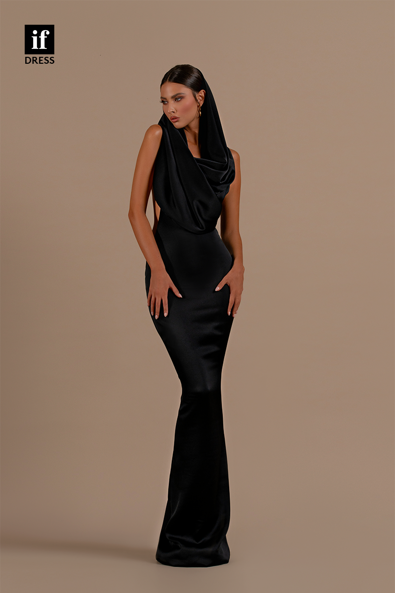 34186 - Generous Ruched Sleeveless Velvet Long Prom Formal Evening Dress