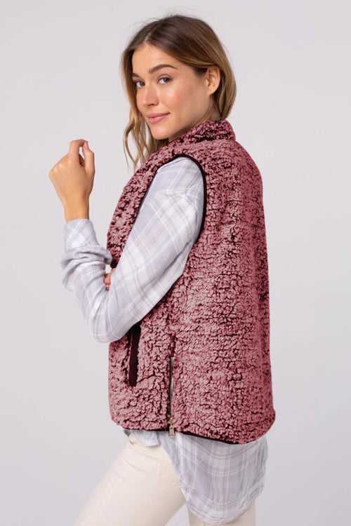 No Chill Comfort Reversible Teddy Vest - 4 Colors