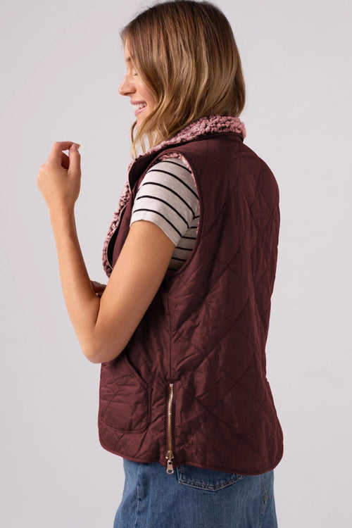 No Chill Comfort Reversible Teddy Vest - 4 Colors