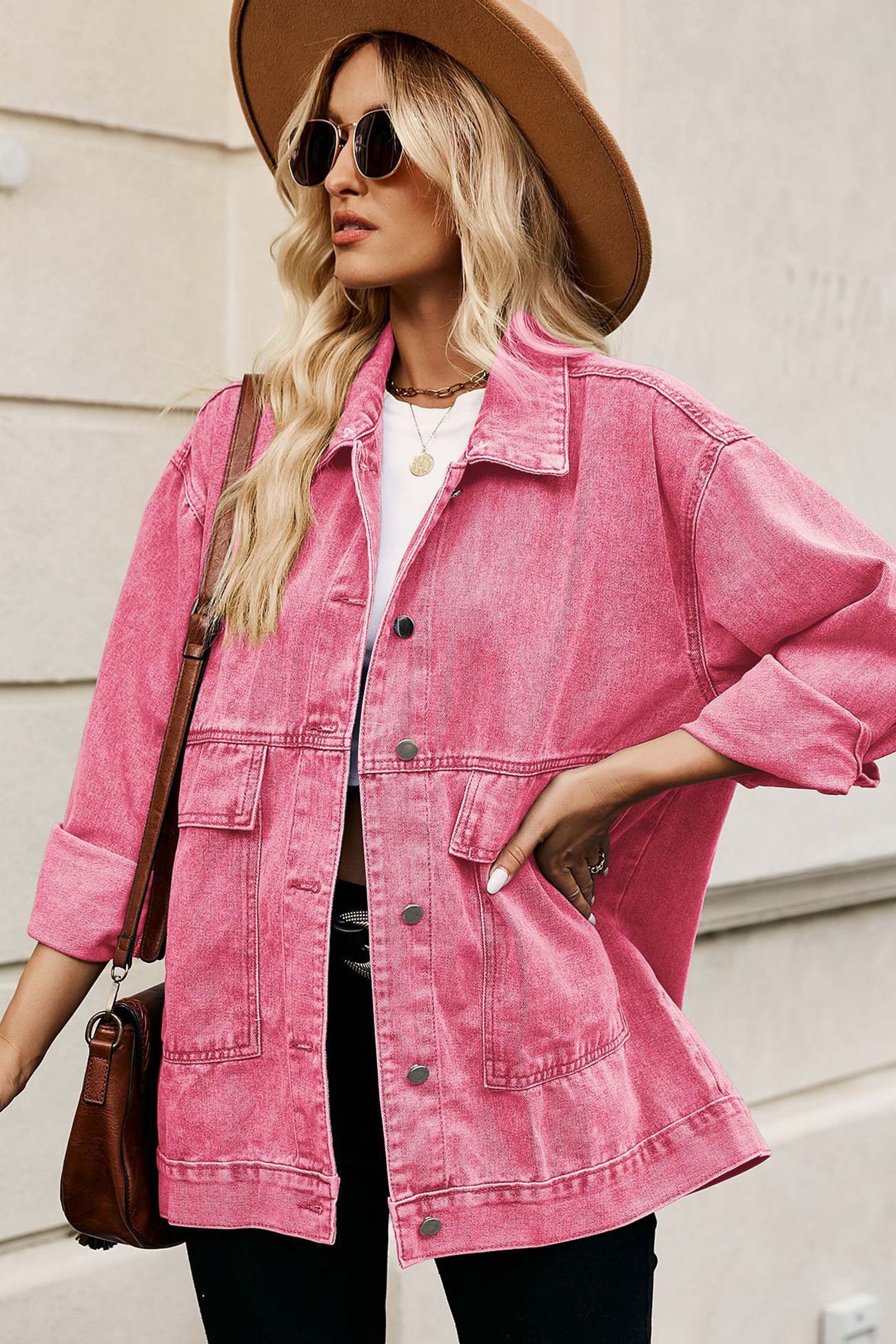 Detachable Hat Denim Jacket