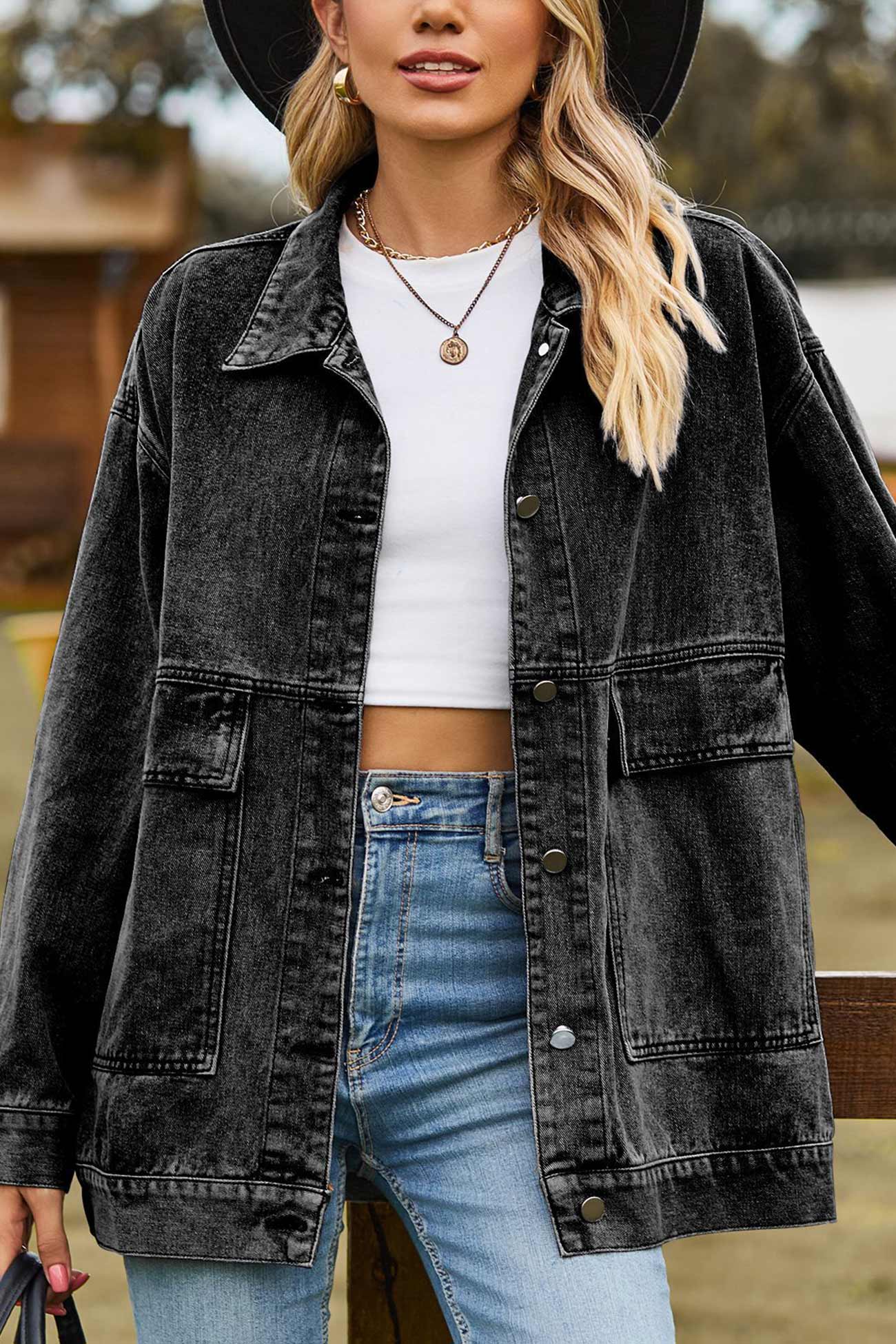 Detachable Hat Denim Jacket