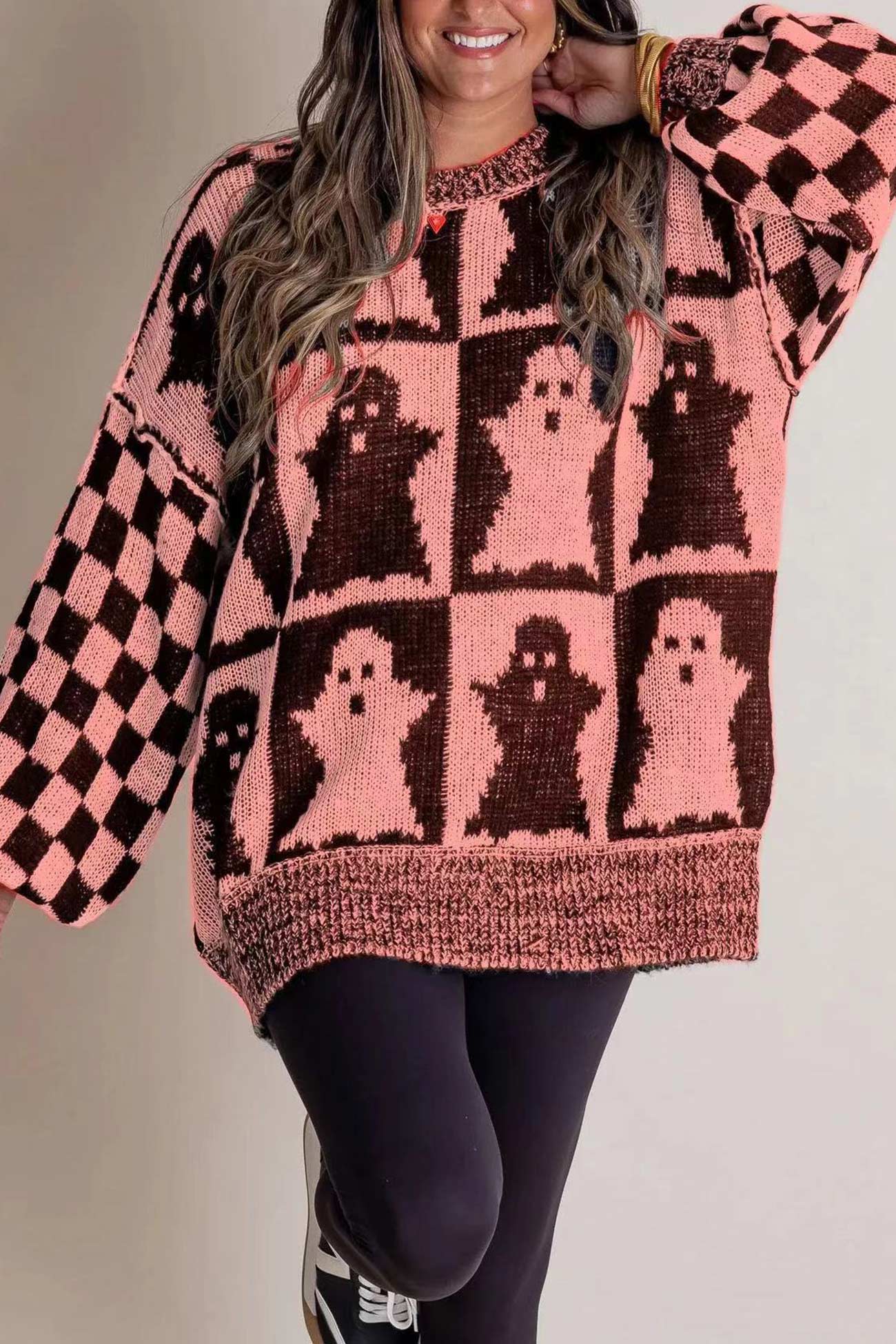 Halloween Crew Neck Loose Sweater