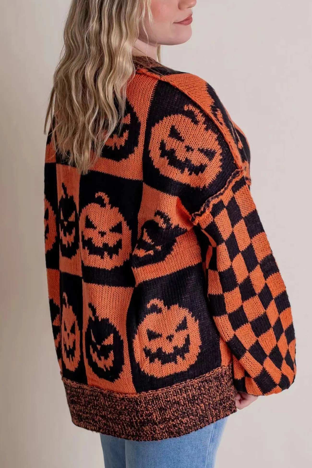 Halloween Crew Neck Loose Sweater