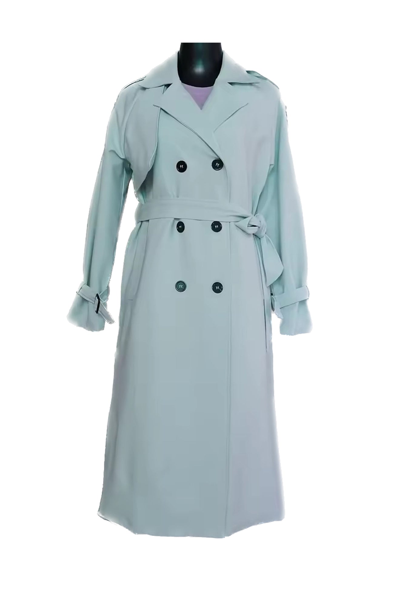 Retro Double-breasted Trench Coat