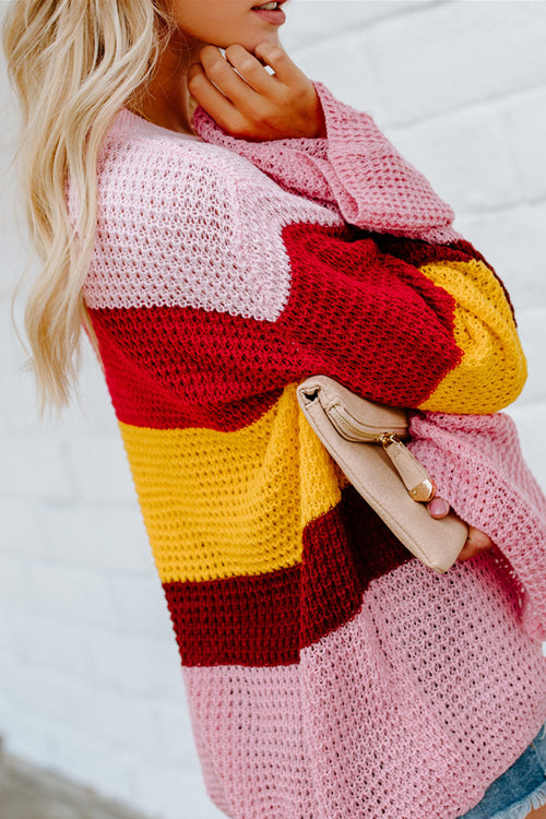 Feelin' Groovy Colorful Stripe Blouse