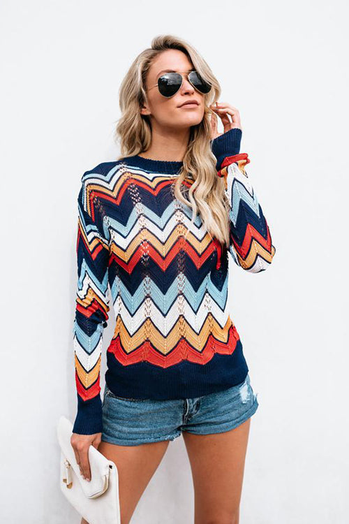 Make a Rainbow Stripes Sweater