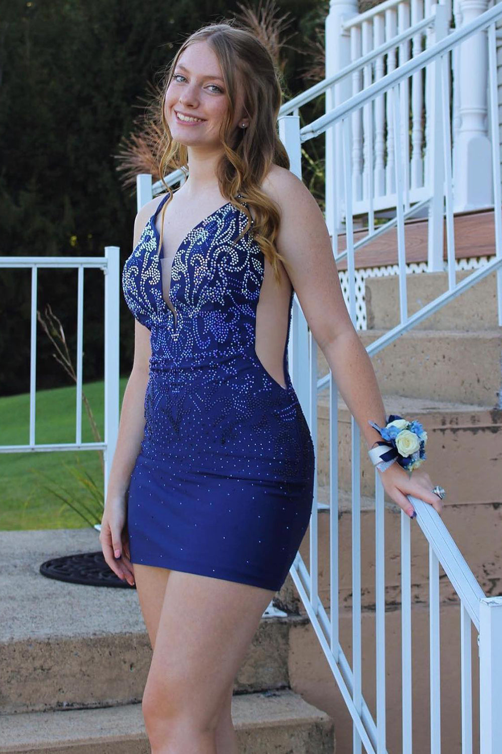 Grey Homecoming Dress Sequined Satin Tight Short Prom Dress