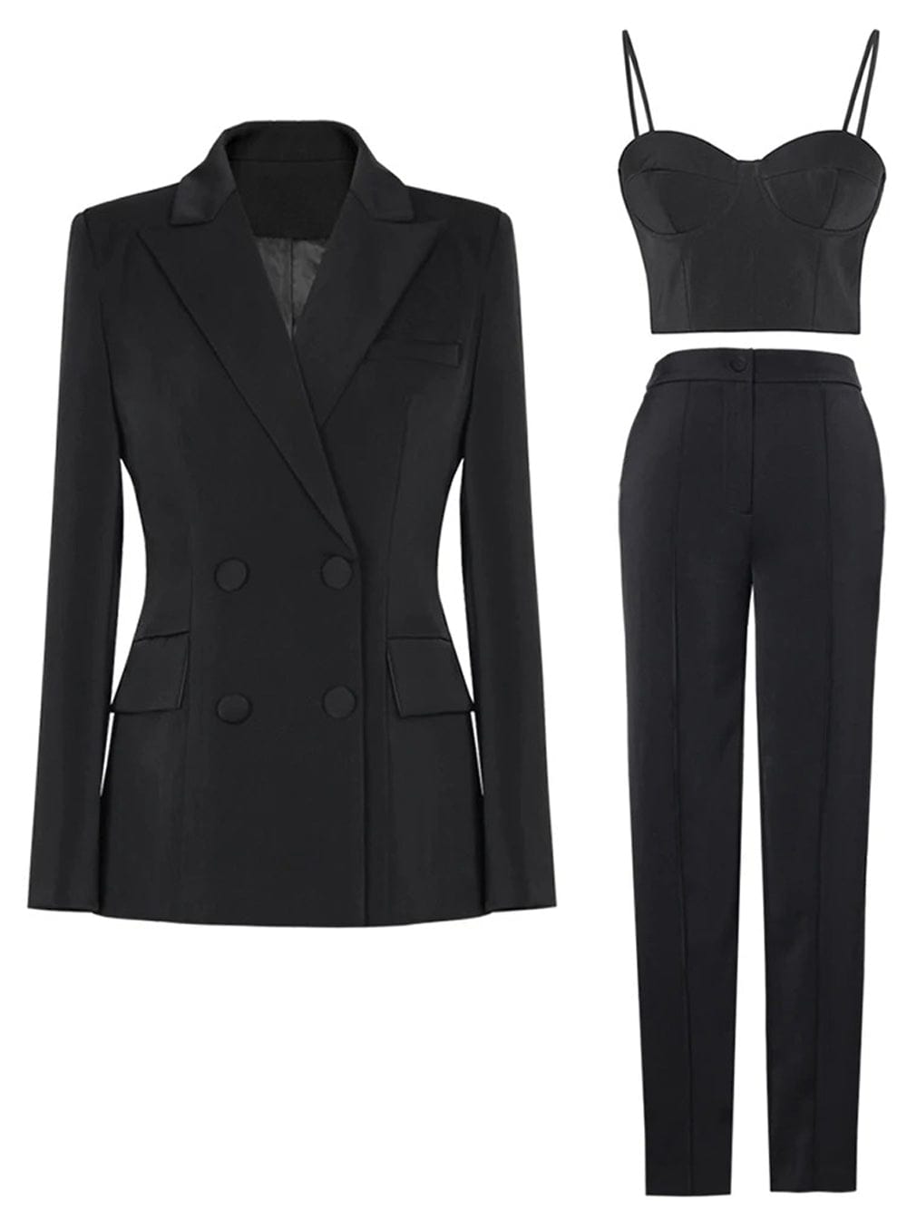 Asha Notched Blazer & Pant Set