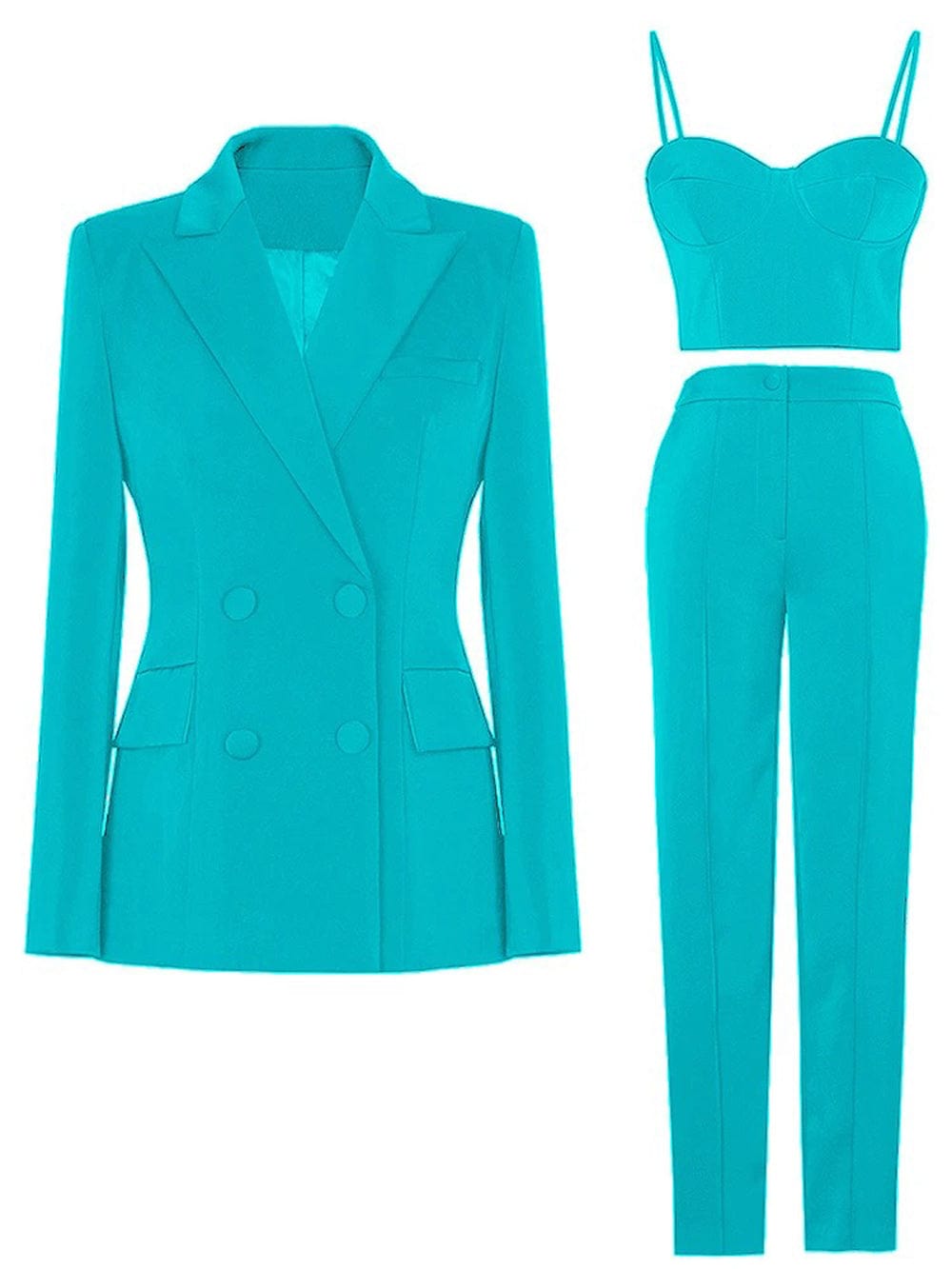 Asha Notched Blazer & Pant Set - Fashion Pov