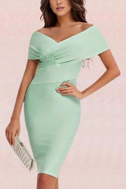 Bea Bandage Dress - Mint Green