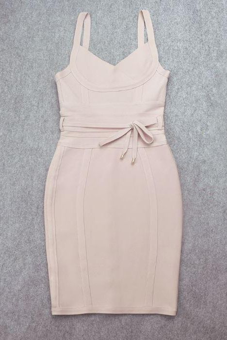 Bek Bandage Dress - Cream