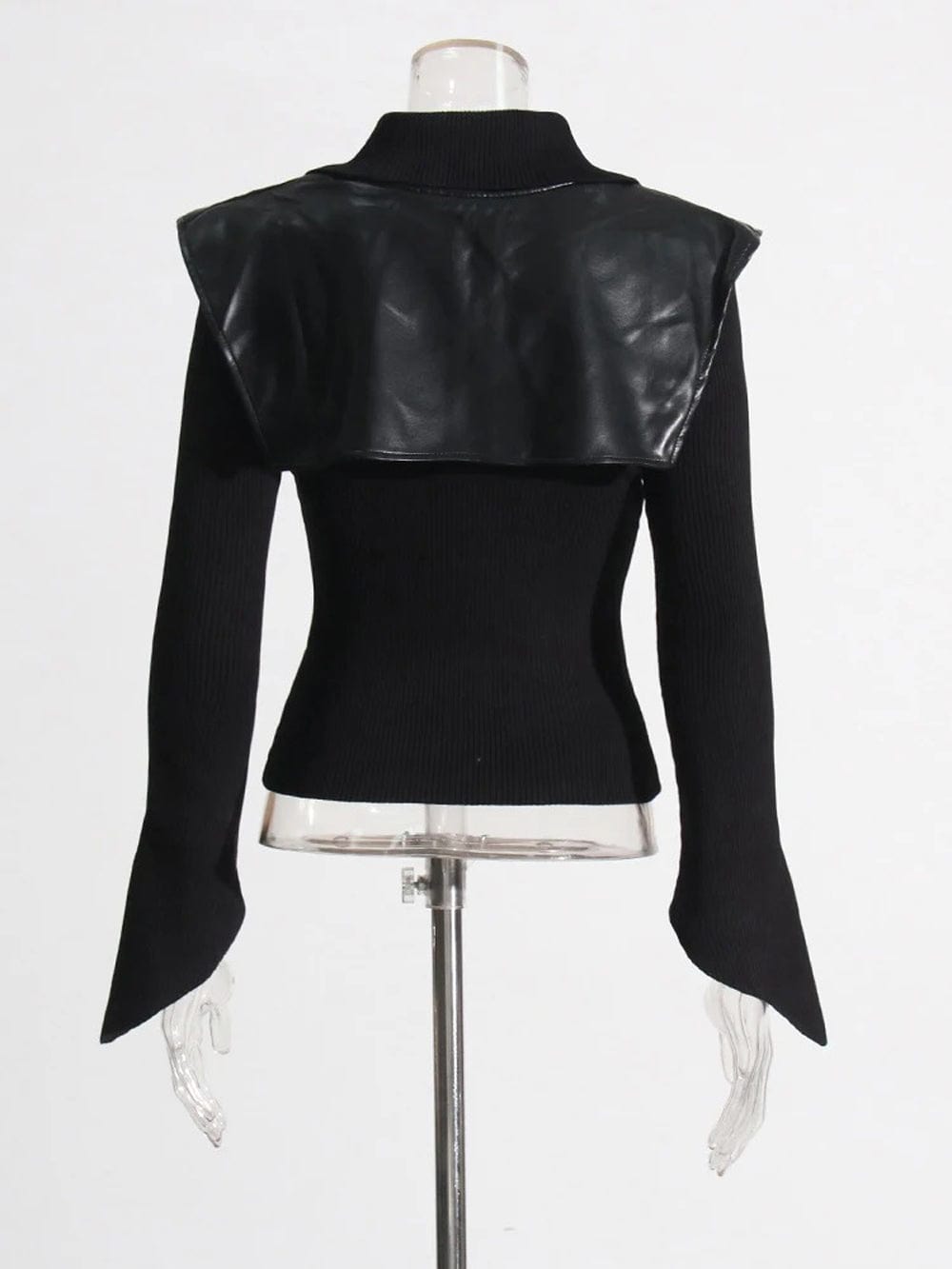 Bernadette Leather Casual Coat