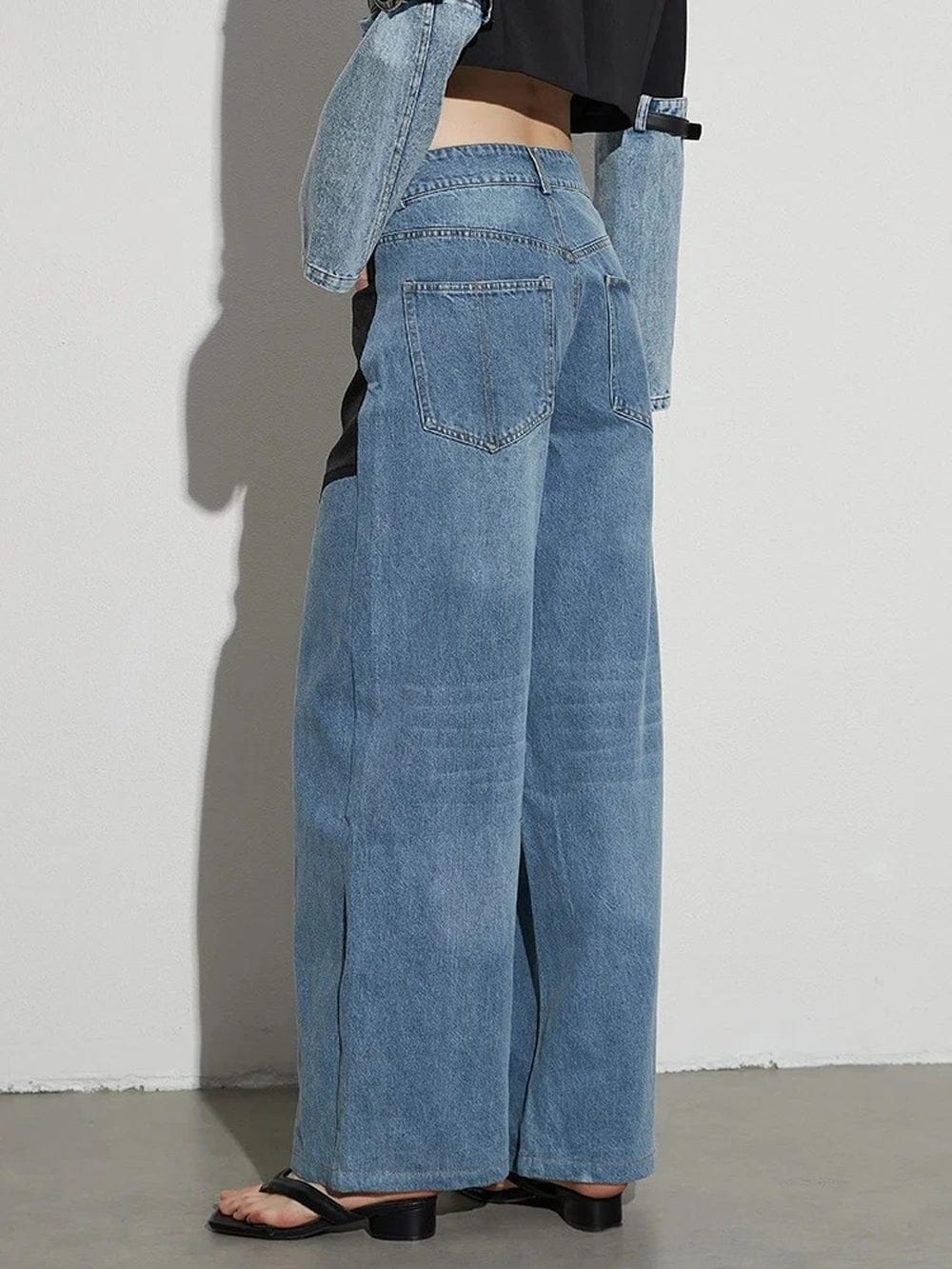 Brekell Streetwear Denim Jeans Pant