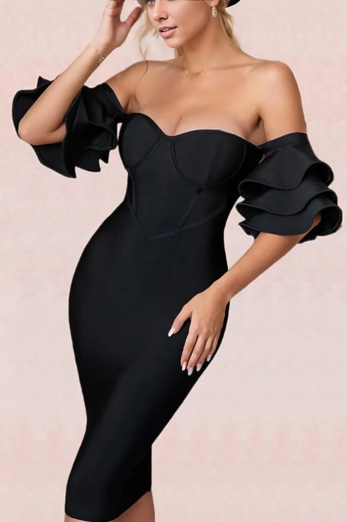 Charlie Bandage Dress - Classic Black