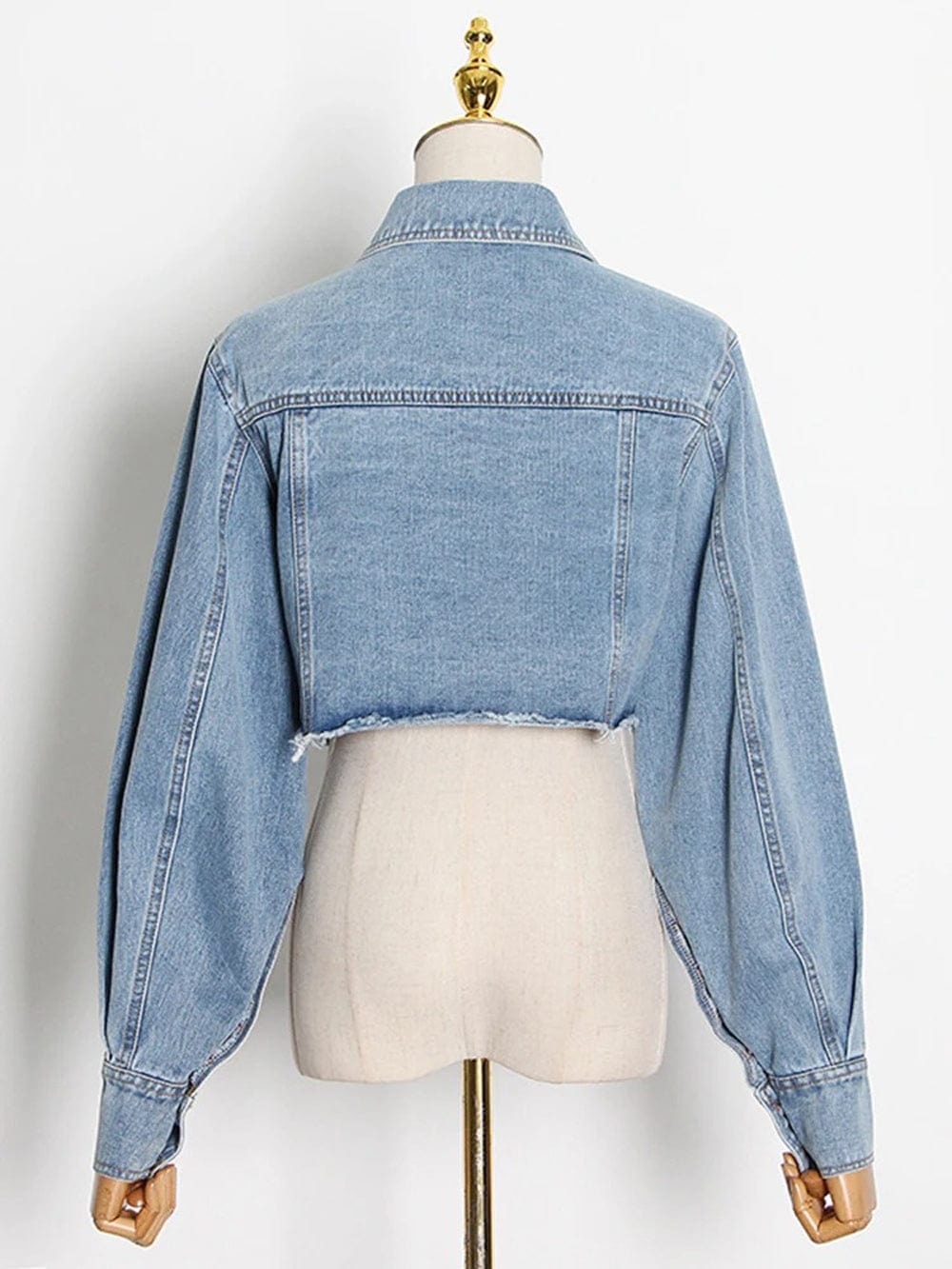 Drew Casual Spliced Denim Jacket