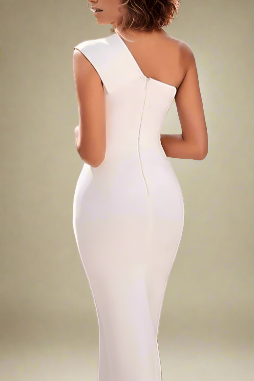 Eile Bodycon Dress - Pearl White