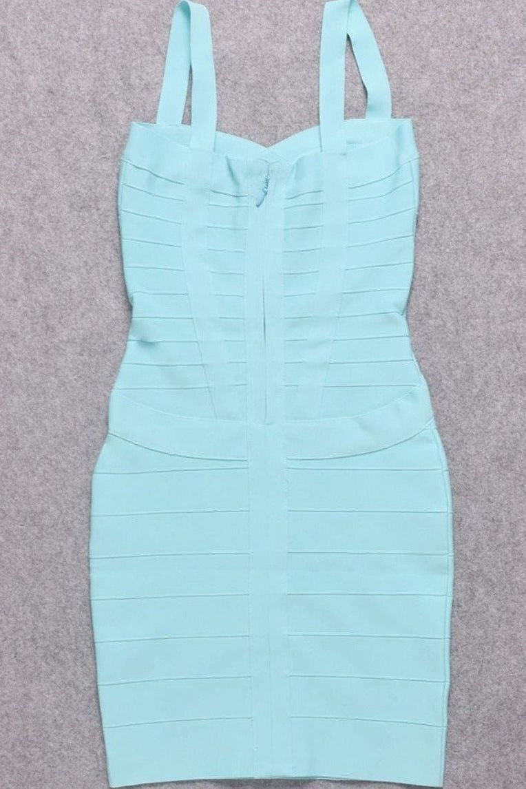 Heidi Bandage Mini Dress - Sky Blue