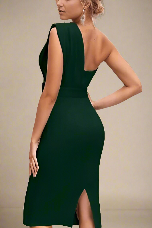 Ione Bandage Midi Dress - Emerald Green