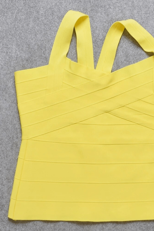 Jay Bandage Top - Sun Yellow