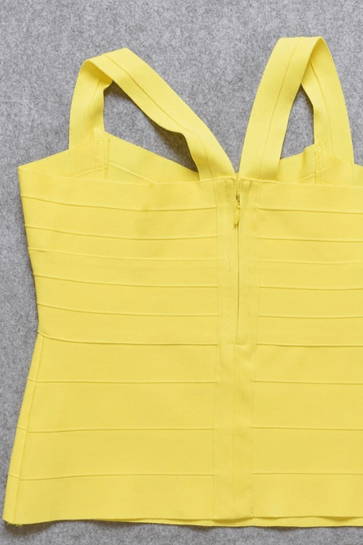 Jay Bandage Top - Sun Yellow