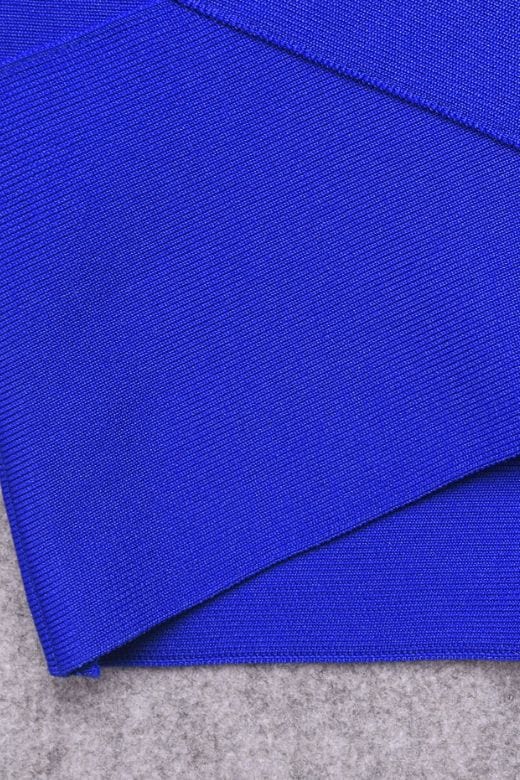 Jay High Waist Bandage Mini Skirt - Royal Blue