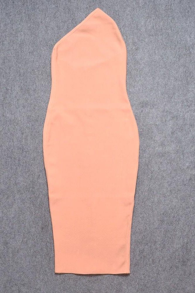 Joi Bodycon Midi Dress - Peach