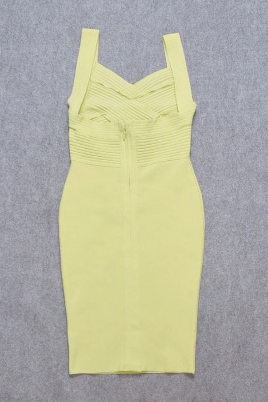 Kyla Bandage Dress - Sun Yellow