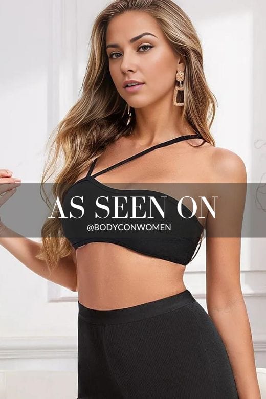 Lina Bandage Strapless Crop Top - Classic Black