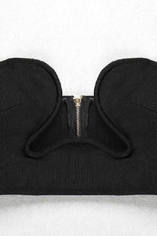 Mika Bandage Crop Top - Classic Black