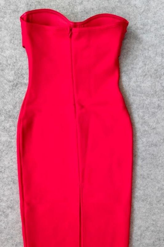 Miles Bodycon Dress - Lipstick Red