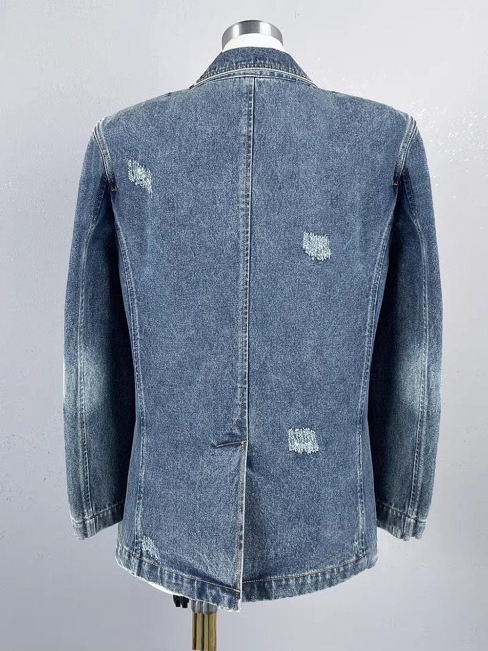 Utay Applique Denim Blazer