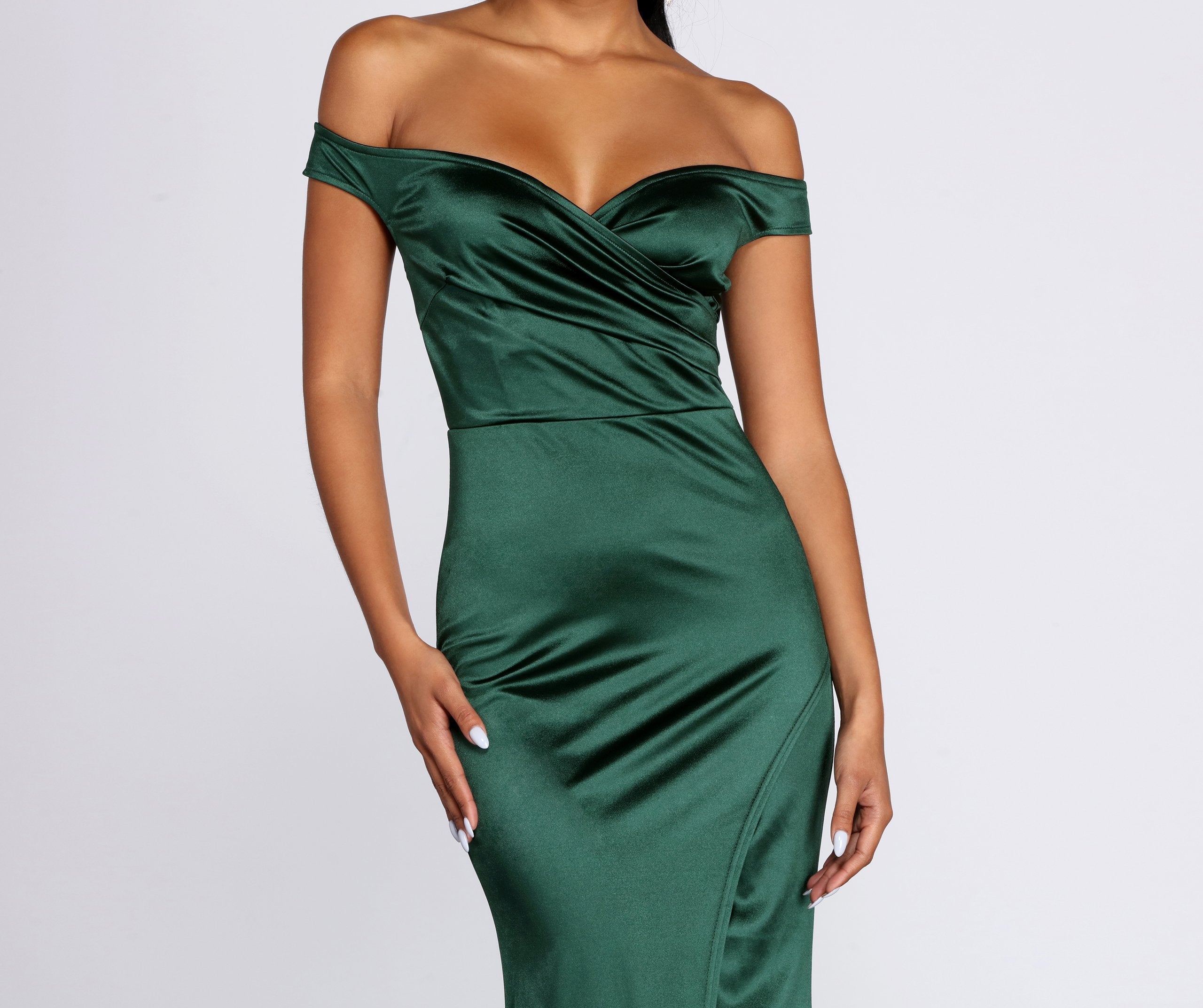 Brit Formal Off The Shoulder Dress