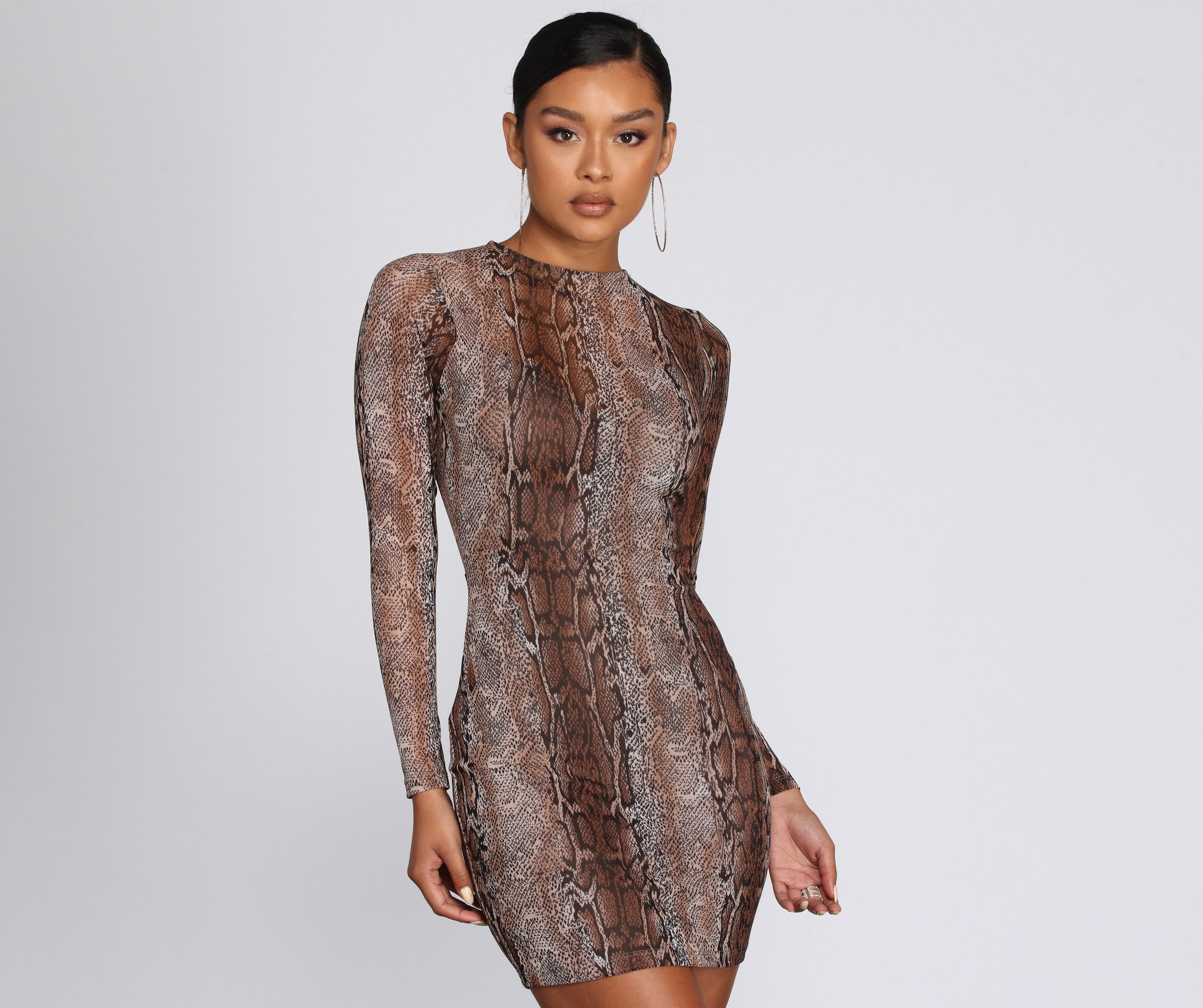 City Slither Mini Dress