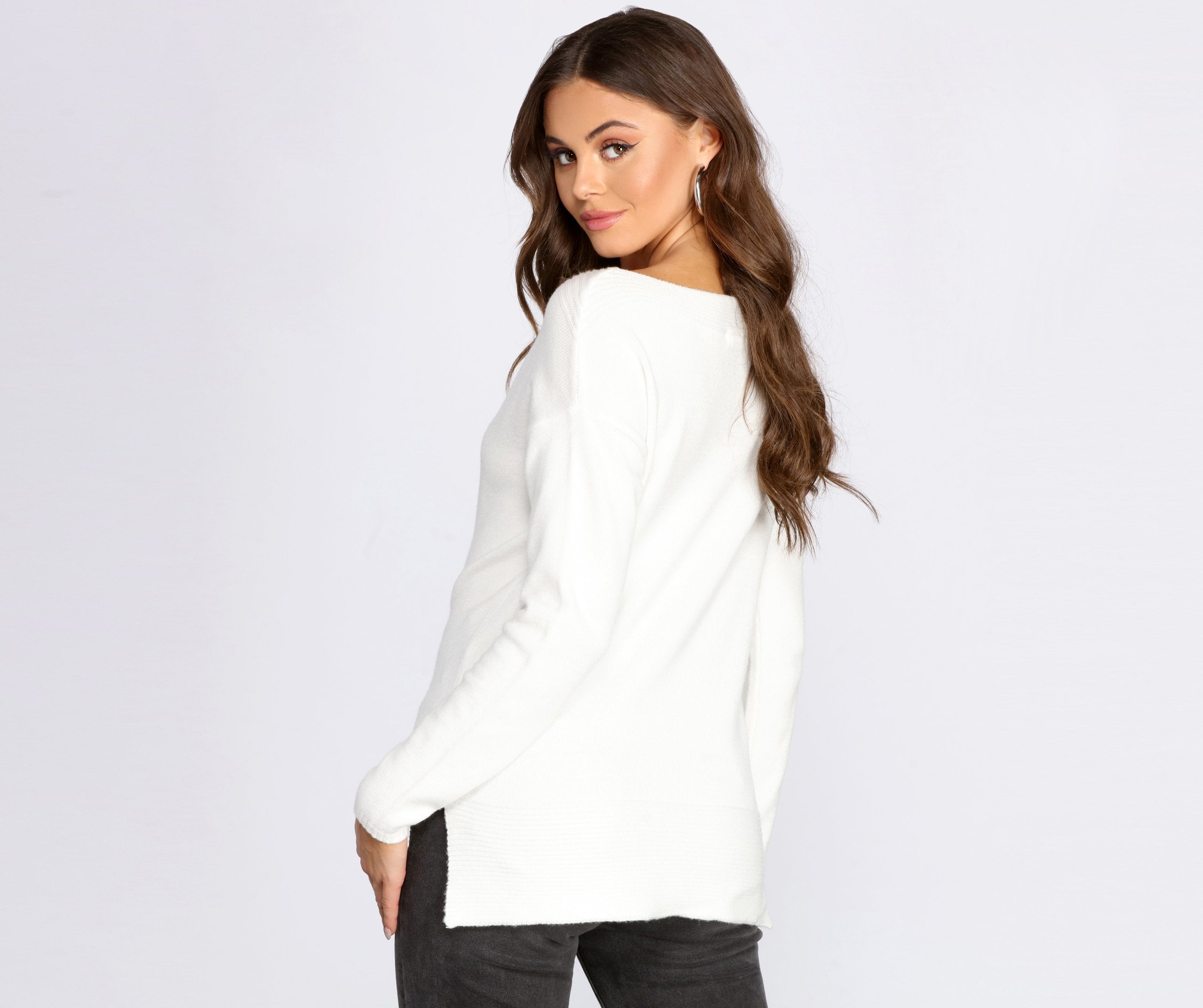 Classic Chic Dolman Sleeve Sweater