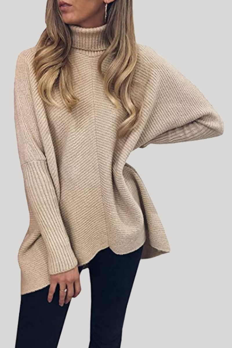 Solid Split Joint Basic Turtleneck Tops Sweater£¨7 colors£©