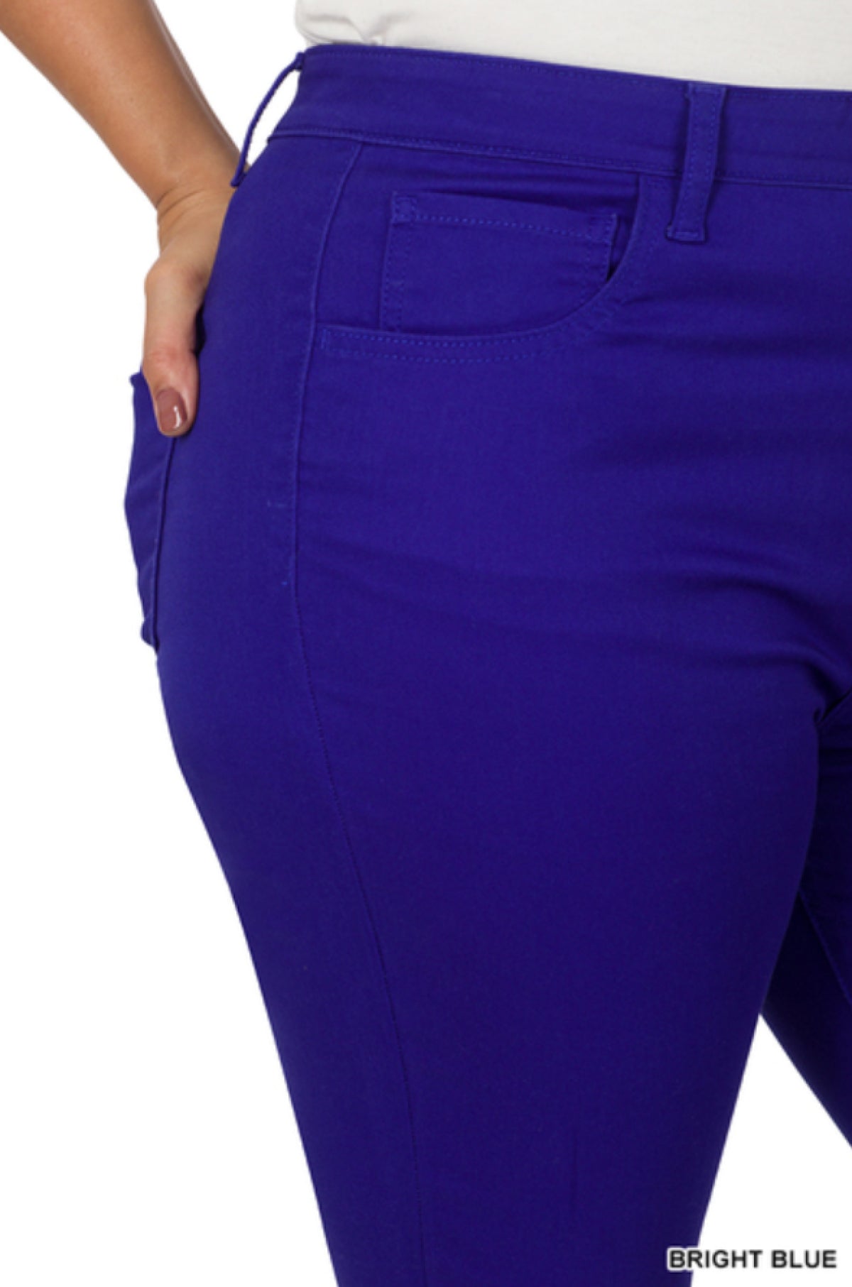 Zenana Plus Size High Rise Super Flare Denim Pants