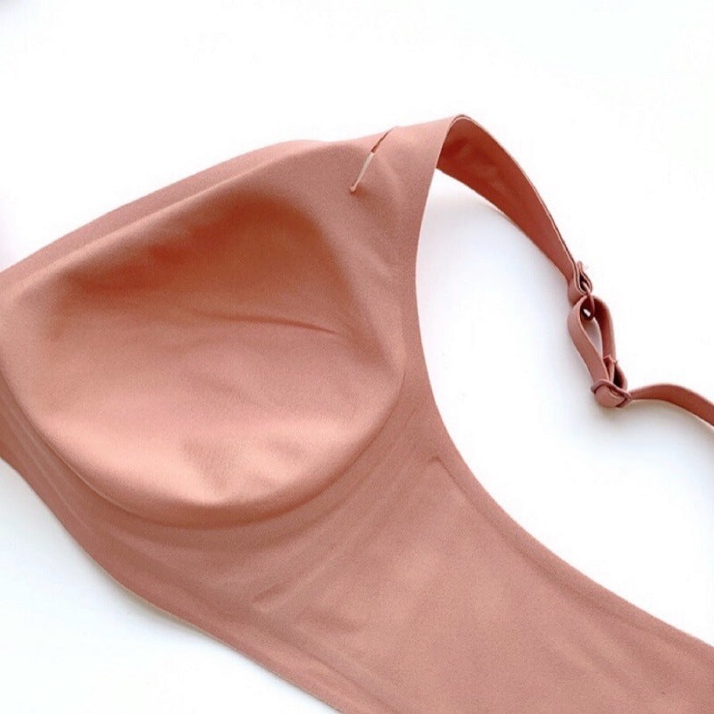 Women Comfort Basic Everyday Bra V Neck Soft