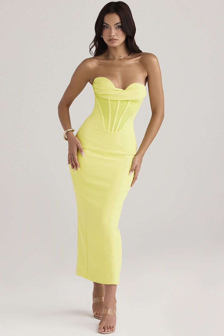 Serena Strapless Wrap Gown