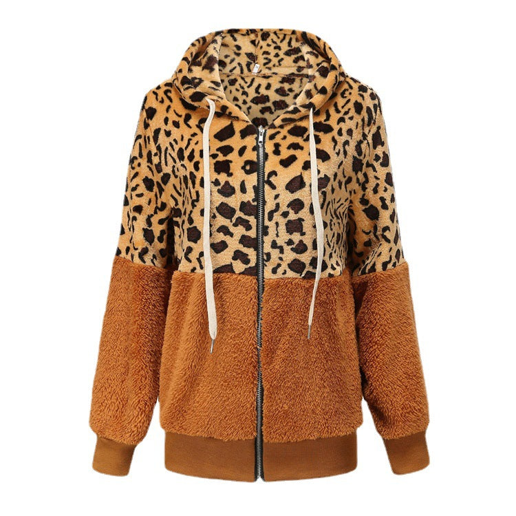 Leopard Camouflage Patchwork Jacket