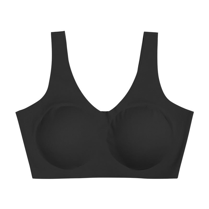 Large Open Back Light Support Sports Bra